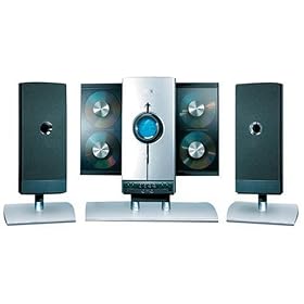 jWIN JXCD8700 4-CD/MP3 CD Vertical-Loading Hi-Fi System