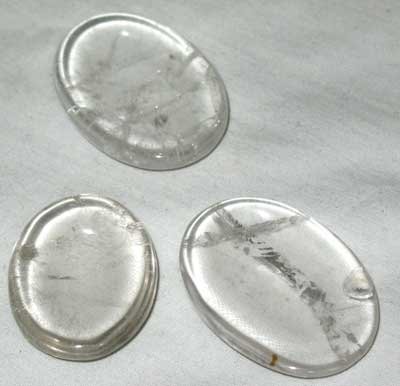 Clear Quartz Worry Stone