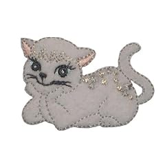 Katze 5,5 cm * 3,8 cm B�GELBILD AUFN�HER APPLIKATION Tier Tiere Katzen Haustier Kater K�tzchen
