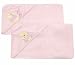 Winnie The Pooh 2 Pack Hooded Towels ~ Pink