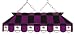 Imperial Baltimore Ravens Licensed 40-Inch Rectangular Stained Glass Billiard Table Light