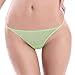 PPZ Women's Micro Fiber G-String Low Rise Panties Green