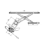 1997-2004 DODGE DAKOTA STD CAB CLUB CAB RH FRONT (PASSENGER SIDE) POWER WINDOW... by TYC