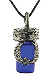 Celtic Moon Aromatherapy - Memorial Keepsake Bottle on 36" Adjustable Cord