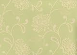 Belgravia Moda Black Label Feature Wallpaper Green Cream Capri