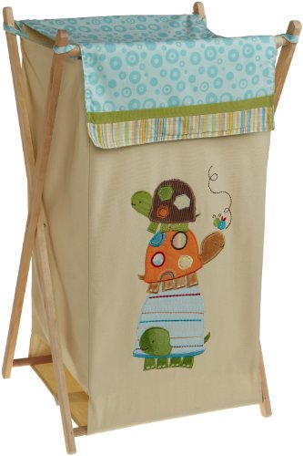 Carter's Laguna Hamper, Teal/Tan, 17 X 16 X 27