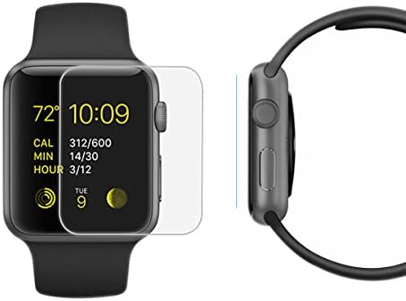 Apple iWatch Screen Protector,Eyecatching 9H 2.5D Premium Tempered Glass LCD Screen Protector Hd Toughened Protective Film Ultra Thin 0.2mm for Apple iWatch 42mm(not Fit 38mm)