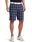 IZOD Men's Plaid Golf Short