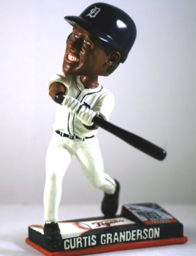 Curtis Granderson Detroit Tigers Ticket Base On Field Bobble Head Bobblehead