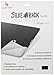 LUVVITT® SILVERBACK (TM) Protective Back Skin for iPad MINI - (Leather Look Pattern) Black (with BONUS Screen Protector)