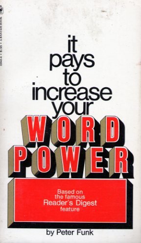It Pays to Increase Your Word Power
