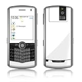 Solid State White Design VERTICAL CAMERA Original Pearl 8110/ Pearl 8100 Cell Phone Protective Skin Decal Sticker