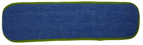 Commercial Microfiber Wet Mop Pad Refill 24 In Green 4 Pack