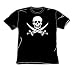 Jolly Roger - Adult Black S/S T-Shirt For Men