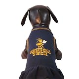NCAA Georgia Tech Yellow Jackets Cheerleader Dog Dress (Team Color, Small)