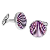 Fanfare by Enrico Pardini silver metal cufflinks