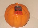 Bath & Body Works Slatkin & Co 3 Oz. Scented Filled Candle in a Ceramic Pumpkin Jar - The Perfect Autumn Pumpkin