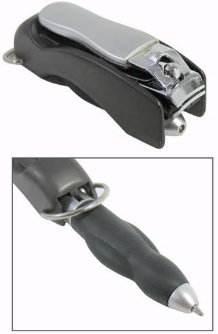 Travel Nail Clipper with Folding Pen Multitool (Pkg. 2)