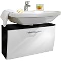 Posseik 5610 99 Waschbeckenunterschrank Santana anthrazit-wei�
