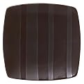 Metallic Stripe Set of 4 Salad Plates - Brown