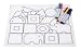 Modern-twist Kidz Silicone Placemat and Markers Set, Dwell Studios Animal Blocks