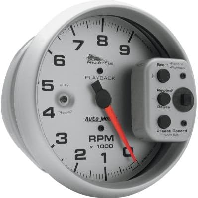 BKRider 5 Playback Sliver Face Tachometers For Harley-Davidson (ZZ 2211-0006)