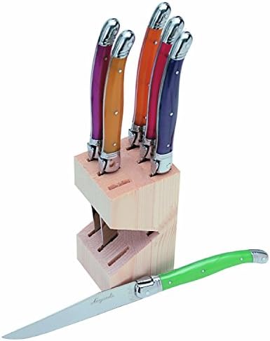 Laguiole De Table Knife Block - Brights