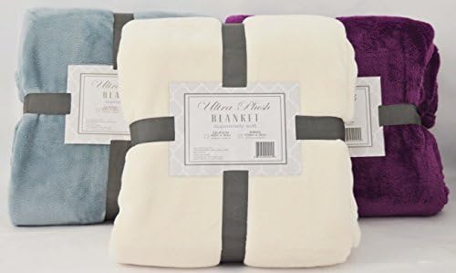 New Ultra Plush 108" x 90" King Super Soft Velvet Feel Blanket, Supremely Soft