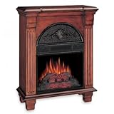 Classic Flame Regency Antique Free Standing Mahogany Electric Fireplace