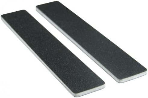 Premium Black 100/180 1-1/8" Wide Washable Jumbo Nail File 12 Pack by Jaylie