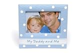 Mud Pie Baby Little Prince Blue Twill Photo Frame, My Daddy and Me