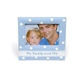 Mud Pie Baby Little Prince Blue Twill Photo Frame,... by Mud Pie