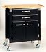 Dolly Madsion Kitchen Cart - Black