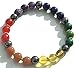 7 Chakra Crystal Grounding Stone Bracelet