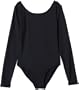 Capezio Girls 7-16 Long Sleeve Leotard,Black,M (8-10)