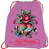 Ed Hardy Drew Drawstring Bag Eternal Love