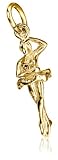 14k Yellow Gold Ballet Dancer Charm