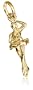 14k Yellow Gold Ballet Dancer Charm