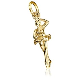 Buy 14k Yellow Gold Ballet Dancer Charm by Amazon.com Collection