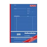 Produkt-Bild: Herlitz 883546 Lieferschein-Buch A5 205 3x40 Blatt, selbstdurchschreibend