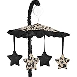 Sweet Jojo Designs Musical Baby Crib Mobile - Animal Safari Jungle Contemporary