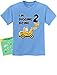 2nd Birthday Bulldozer Construction Party 2 Years Old Boy Toddler Kids T-Shirt