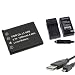 eForCity EN-EL10 Battery+Charger Compatible with Nikon Coolpix S230 S570+USB