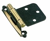 Amerock BP7630-AE Hinge Self-Closing Reverse Bevel Antique Brass, 30 degree