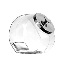Anchor Hocking 69590R 8-5/8 Inch Diameter x 8-1/8 Inch Height, 1 gallon Penny Candy Storage Jar with Cover (Case of 4)
