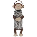 100% Knit Polyester Spotted Leopard Throw Set by 