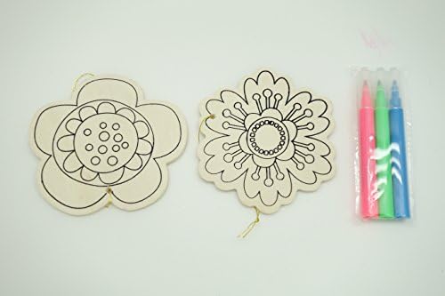 Color-in Ornaments-2 Flowers