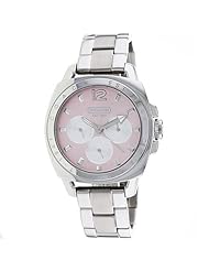 Coach boyfriend bracelet womens watch stainless steel Pink Dial 14501441