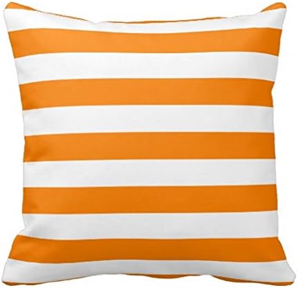 Orange And White Strip Throw R7b4adec022bc41408fe33d0988b46dcb I5fqz 8byvr Pillow Case