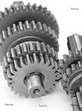 Wallmonkeys Peel and Stick Wall Graphic – Gears #3 – 24″H x 18″W